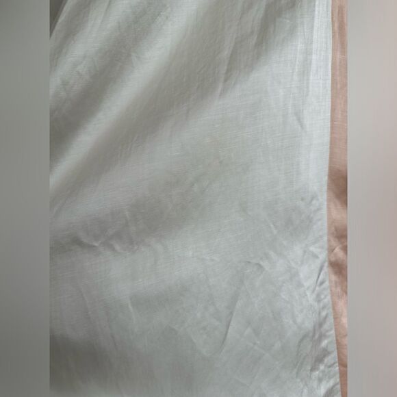 Partow Leah two toned silk/linen blend dress 2 - Picture 8 of 14